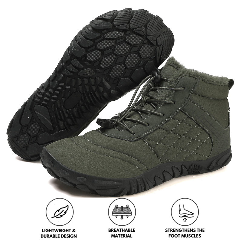 Hiking Warm Mid-Cut Wear-Resistant Boots Outdoor Non-slip & Waterproof â Kaegreel.com