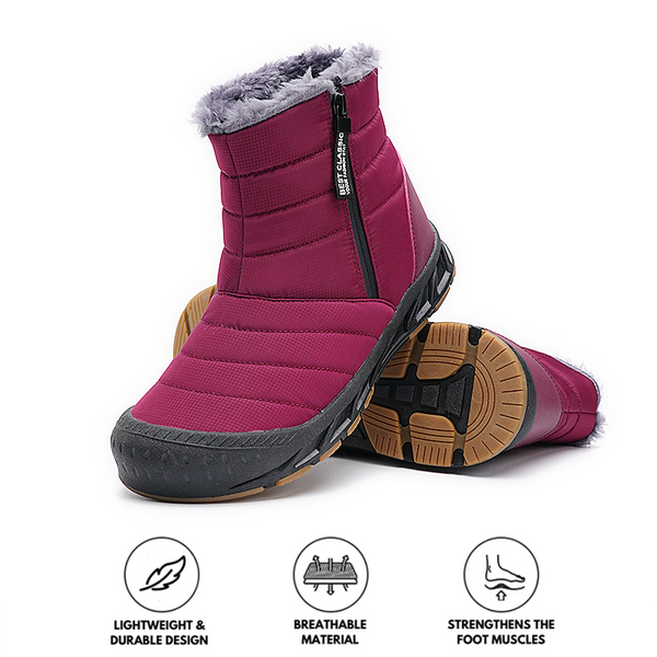 Bottes de neige à zip haut haut haut de gamme