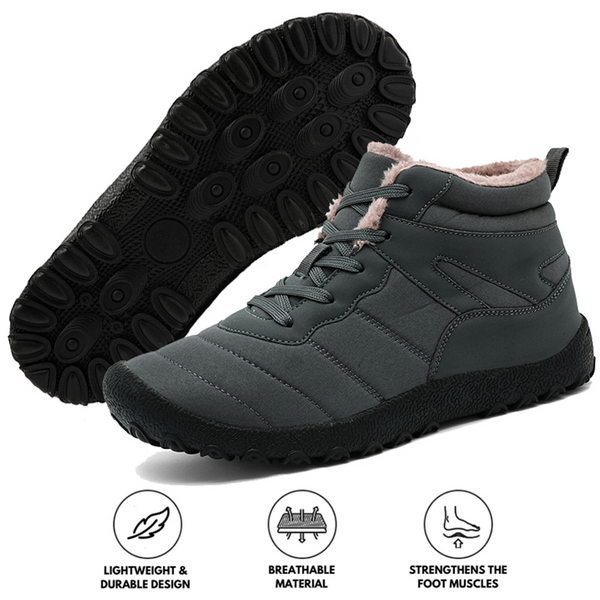 Stivali da neve maschile cinghie a prova di freddo scarpe da trekking per escursionismo calzature non slip e impermeabile inverno scarpa a piedi nudi