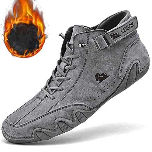 Men Velcro suede high boots Beck shoes
