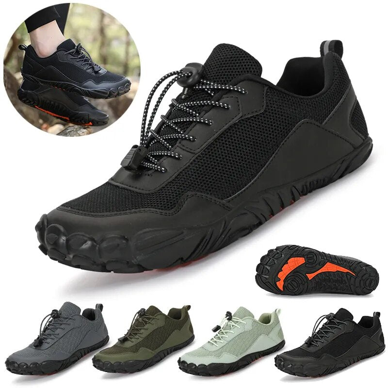 Men's Barefoot Hiking Shoes Breathable Outdoor Sports Climbing Shoes Trekking Sneakers Non-Slip Jogging Shoes