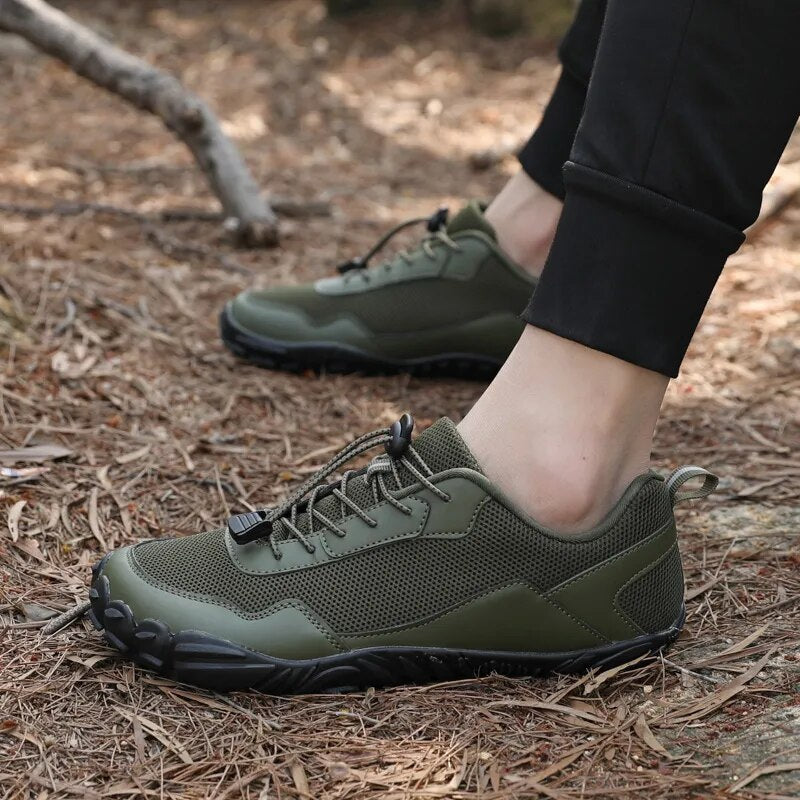 Kaegreel Men's Barefoot Hiking Shoes Breathable Outdoor Sports Climbing ...