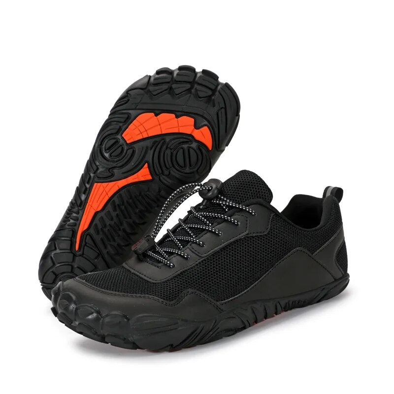Kaegreel Men Barefoot Hiking Shoes Breathable Sports Trekking NonSlip
