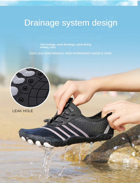 Men's Unisex Summer Breathable Water Shoes Aqua Shoes Lightweight Sporty Barefoot Shoes Non-Slip Outdoor Walking Minimalist