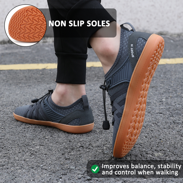 kaegreel barefoot minimalist shoes 31530 dark grey