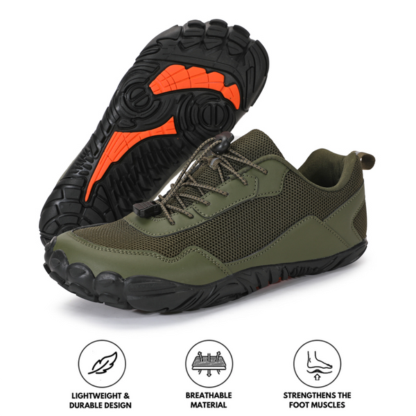 kaegreel barefoot shoes 31468 army green