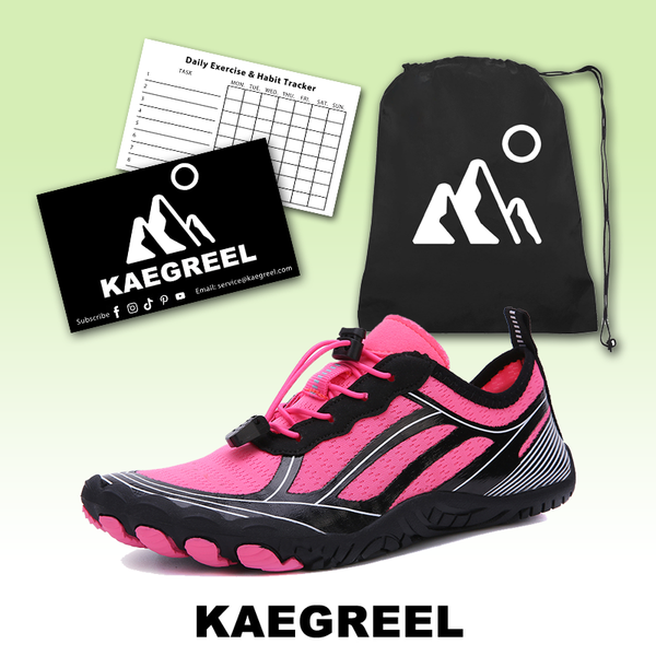 kaegreel barefoot shoes 31447 rose red