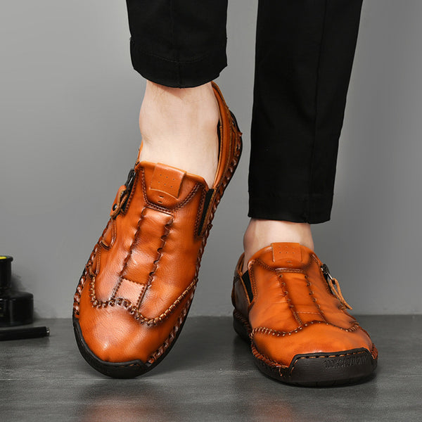 kaegreel handmade leather shoes 31345 red brown