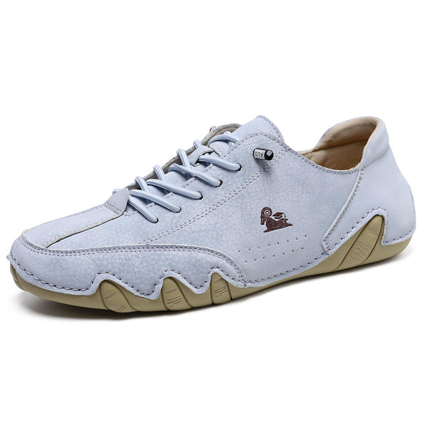 kaegreel handmade leather shoes 31437 light blue