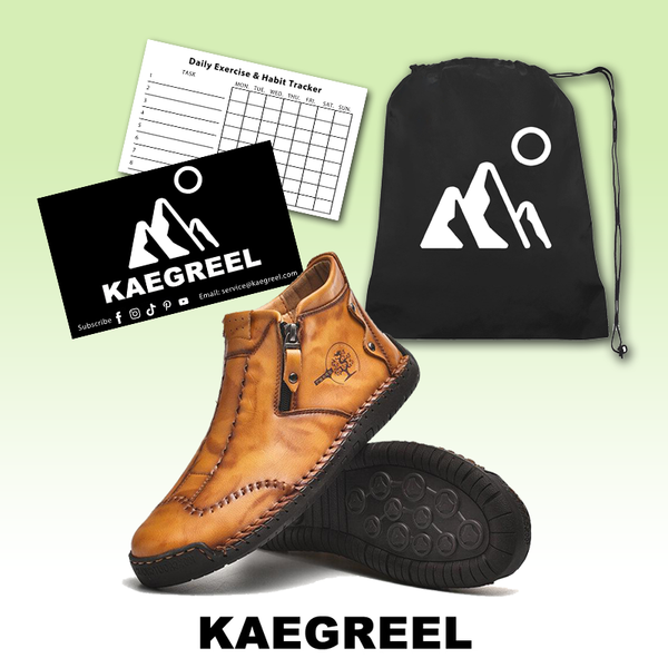 kaegreel handmade leather shoes boots 31389 yellow brown