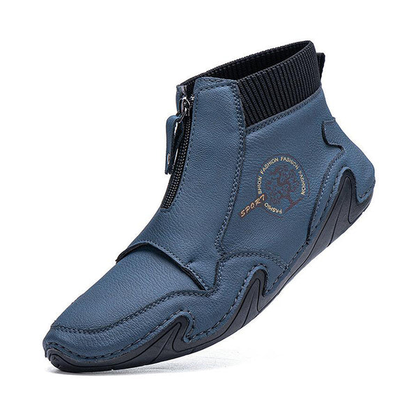 kaegreel handmade leather shoes boots 31415 blue