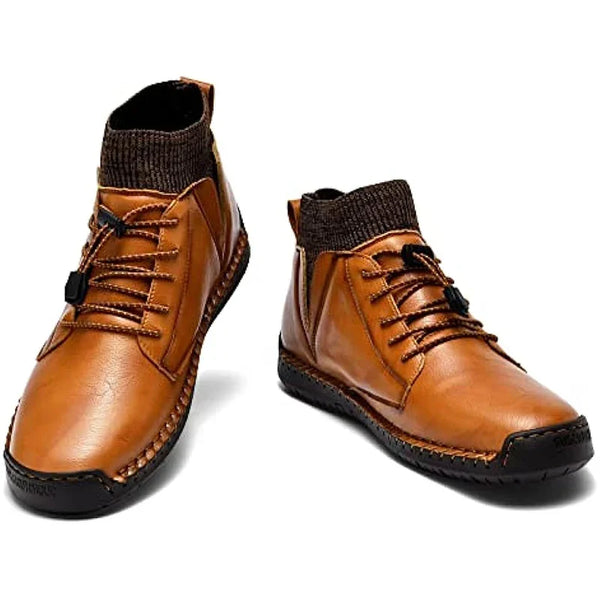 kaegreel handmade leather shoes boots 31440 brown