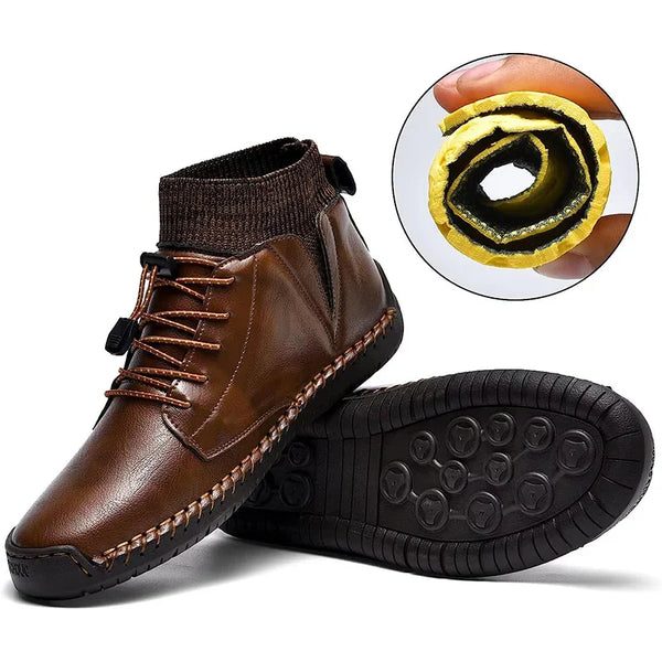 kaegreel handmade leather shoes boots 31440 dark brown