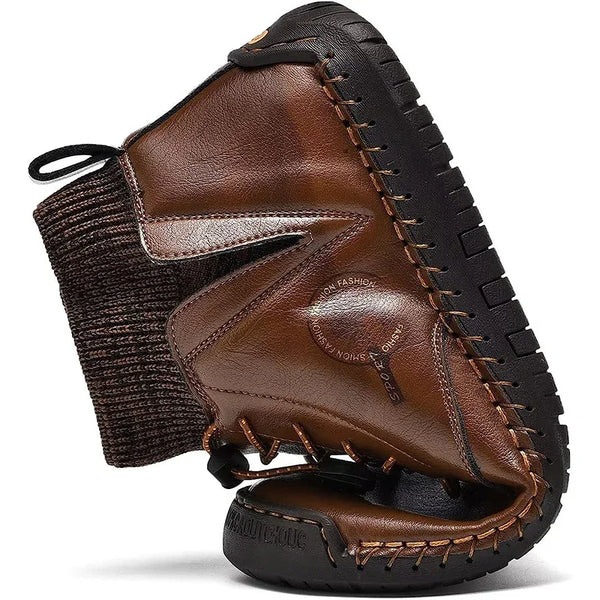 kaegreel handmade leather shoes boots 31440 dark brown