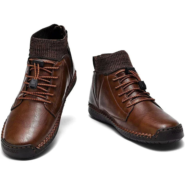 kaegreel handmade leather shoes boots 31440 dark brown