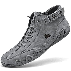 kaegreel handmade leather shoes boots 31472 gray
