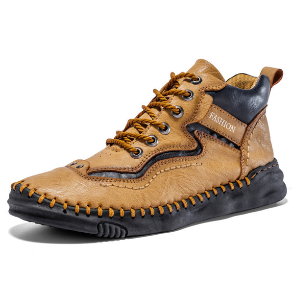 kaegreel handmade leather shoes boots 31483 yellow 