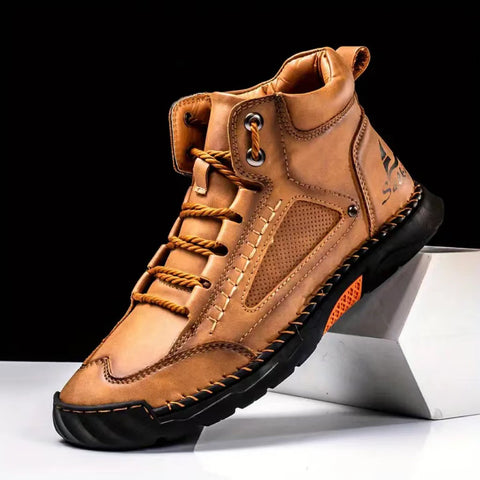 kaegreel handmade leather shoes boots 31528 golden