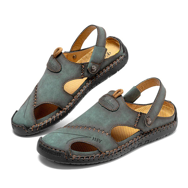 kaegreel handmade leather shoes sandals slippers 31140 green