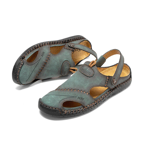 kaegreel handmade leather shoes sandals slippers 31140 green
