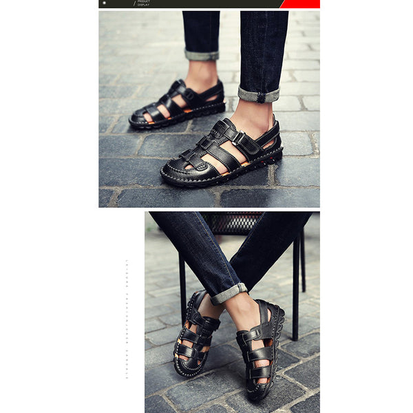 kaegreel handmade leather shoes sandals slippers 31341 black 