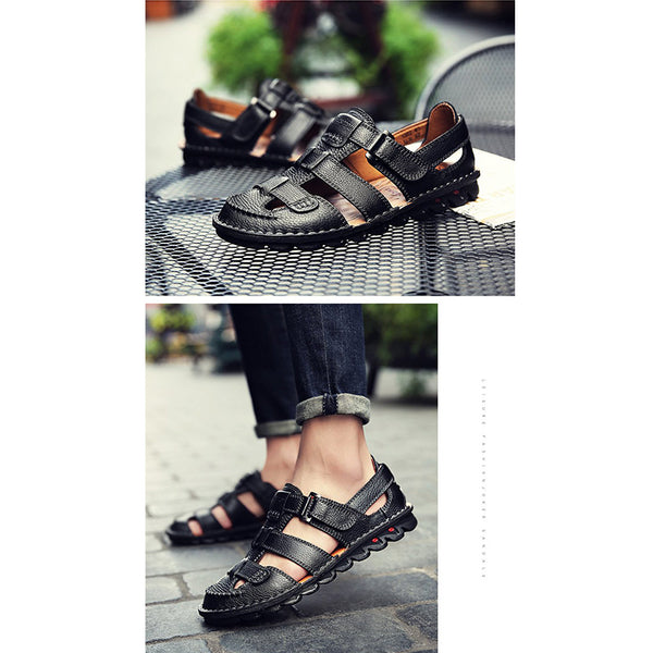 kaegreel handmade leather shoes sandals slippers 31341 black 