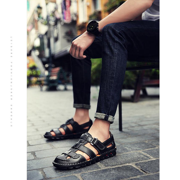 kaegreel handmade leather shoes sandals slippers 31341 black 