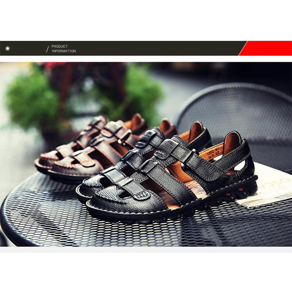 kaegreel handmade leather shoes sandals slippers 31341 brown