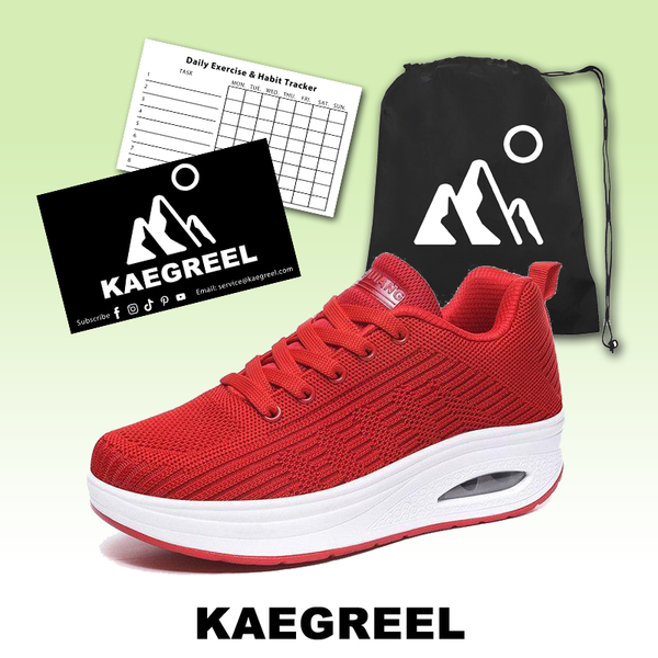 kaegreel knit shoes 140281 red