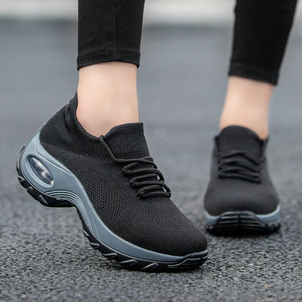 kaegreel knit shoes 31540 grey black