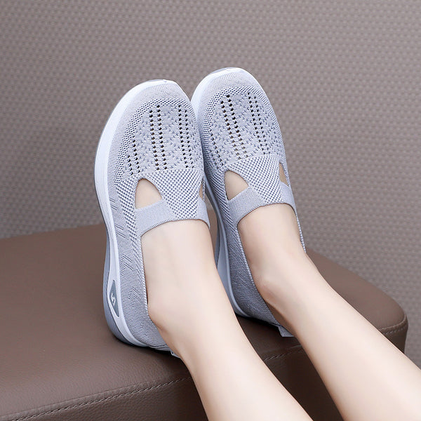 kaegreel knit shoes 31555 gray
