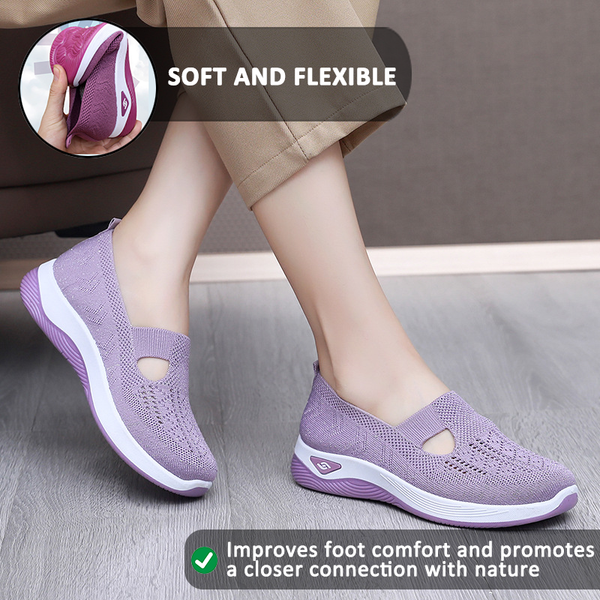 kaegreel knit shoes 31555 light purple