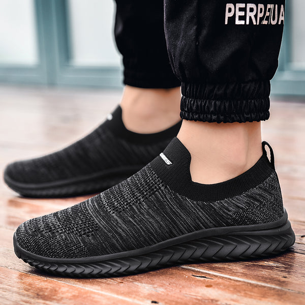 kaegreel knit shoes 31556 black and gray
