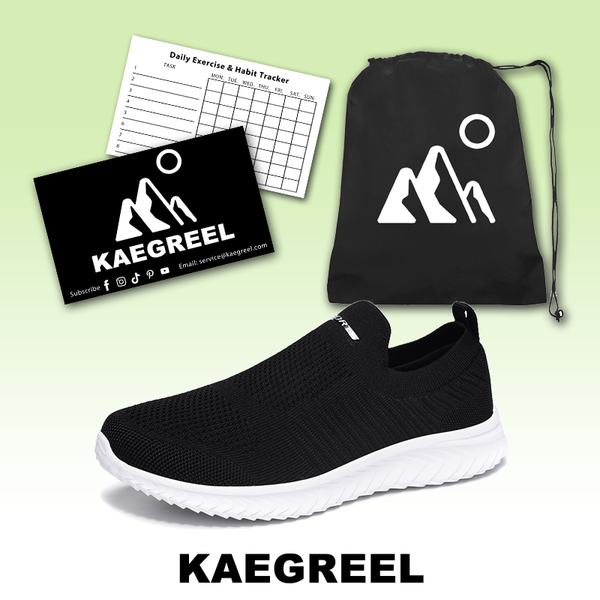 kaegreel knit shoes 31556 black and white