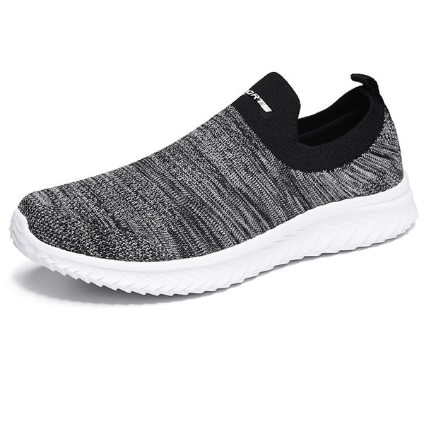 kaegreel knit shoes 31556 white and gray