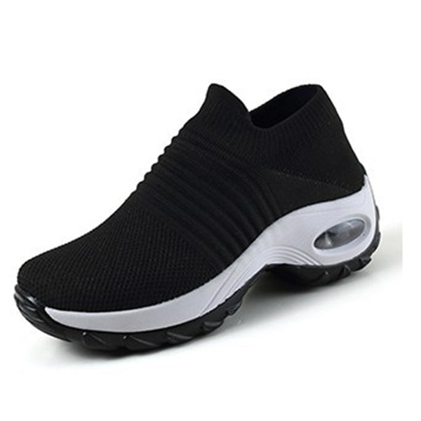 kaegreel knit shoes 31557 black and white