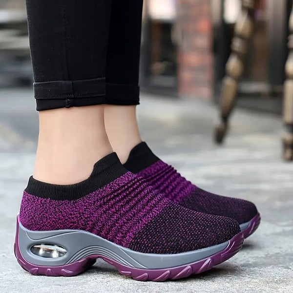 kaegreel knit shoes 31557 purple