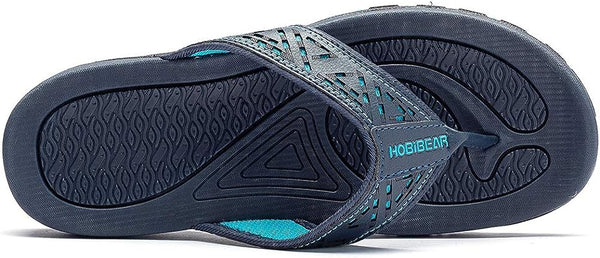 kaegreel leather sandals slippers 31405 blue