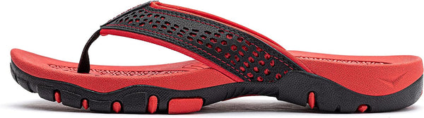 kaegreel leather sandals slippers 31405 red