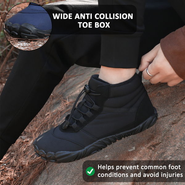 kaegreel winter barefoot shoes snow boots 31426 black 