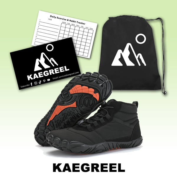 kaegreel winter barefoot shoes snow boots 31426 black 