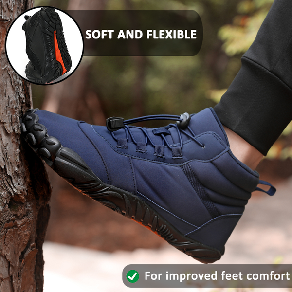 kaegreel winter barefoot shoes snow boots 31426 blue