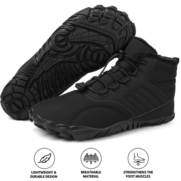 kaegreel winter barefoot shoes snow boots 31452 black 