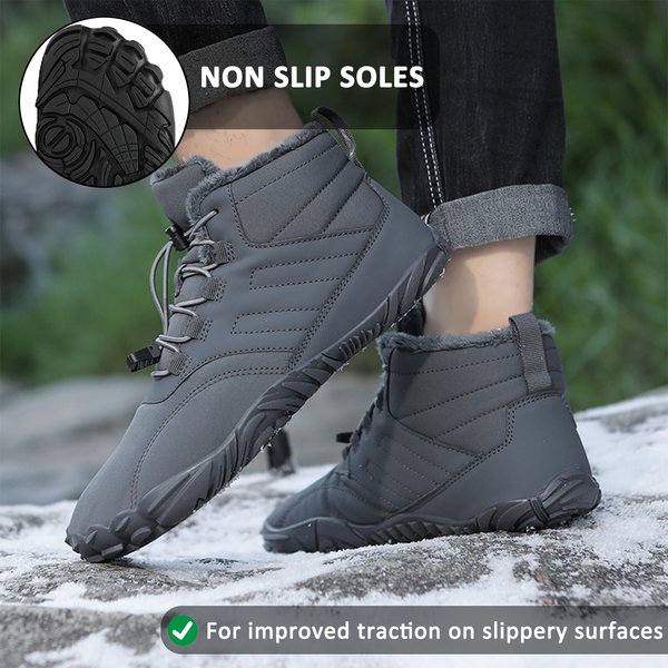 kaegreel winter barefoot shoes snow boots 31452 grey
