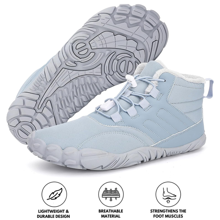 kaegreel winter barefoot shoes snow boots 31452 light blue