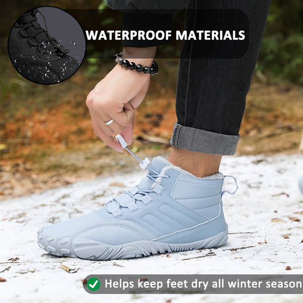 kaegreel winter barefoot shoes snow boots 31452 light blue
