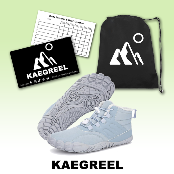 kaegreel winter barefoot shoes snow boots 31452 light blue
