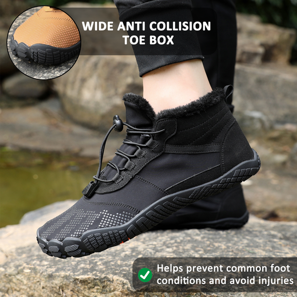 kaegreel winter barefoot shoes snow boots 31454 black 