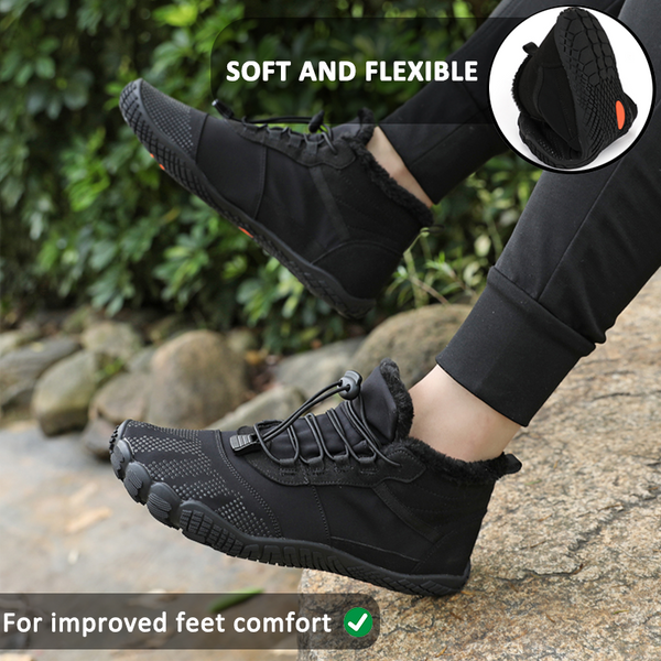 kaegreel winter barefoot shoes snow boots 31454 black 