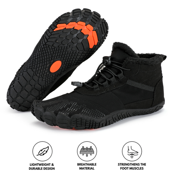 kaegreel winter barefoot shoes snow boots 31454 black 